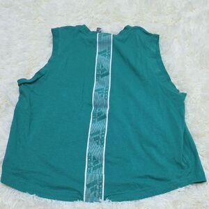 5 For $25 adidas Green Muscle Tee with White Stripe